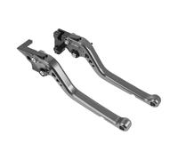 HATSVTGR para Kawasaki Z750 Z 750 2007-2012 Z800 2013-2016 Motocicleta Corta/Larga Ajustable Freno Embrague Manetas Manijas Palanca Accesorios(Titanio Largo)