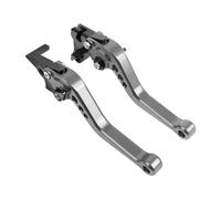 HATSVTGR para Kawasaki Z750 Z 750 2007-2012 Z800 2013-2016 Motocicleta Corta/Larga Ajustable Freno Embrague Manetas Manijas Palanca Accesorios(Titanio Corto)