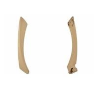 HATSVTGR Parte Puertas Interiores Panel Manillares Tapa Moldura Tiradores Manillas Las Para 3Series E90 E91 318 320 325 328 330 335 Manija interior interior automática(Beige(on the right))