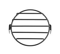 HATSVTGR Protector lámpara cabeza Cubierta Parrilla Faro Delantero Motocicleta Para Suzuki Cruiser Chopper Cafe Racer 65 Pulgadas Montaje Lateral Redonda(Rayas)