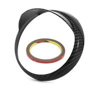 HATSVTGR Protector lámpara cabeza Pour GTV 250 300 LXV150 XLV LX150 LX125 Trim Phare Moto Bague Carénage Coiffe Protection Masque(Patrón de fibra de carbono)