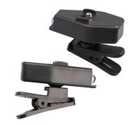 Hattba 2 luces pequeñas para gafas, luz LED con clip en lentes, lámpara de lectura pequeña con clip para gafas, lámpara de lectura nocturna