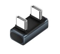 Hattba Adaptador USB 0 de aluminio para salida de video de 8 K60 Hz y compatibilidad con múltiples dispositivos, adaptador de transferencia de datos de entrega de energía de 240 W