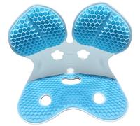Hattba Almohada lumbar de silicona ventilada para una correcta posición sentada durante el estudio de trabajo, largas horas, siliconas, correctores de posturas, cojines de asiento