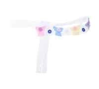 Hattba Bonito collar de encaje atado, elegante y suave, gargantilla de oso con diamantes de imitación para mujer, joyería de fiesta, collar de cadena de clavícula para niñas y mujeres