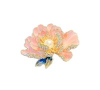 Hattba Broche esmaltado de animales para mujer, broche de solapa con flores, para boda, fiesta, ramillete, joyería, broche de frutas, adecuado para varias ocasiones, As Pictures Show, esmaltado