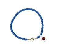 Hattba Collar de cristal ajustable con decoración de flores vibrantes para mujeres elegantes que buscan individualidad y uso casual