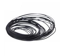 Hattba Correas de goma para reproductores de casete, grabadoras de vídeo, tocadiscos, cinturones de reparación de 1 mm de ancho, tamaño mixto, 50 piezas/100 piezas para reproductor de música portátil