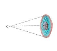 Hattba Fuente de baño colgante para pájaros al aire libre, fuente de energía solar, atrae pájaros ardillas, comedero de jardín de gran capacidad