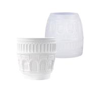 Hattba Molde de silicona para fabricación de velas y resina, arte barroco, puerta, almacenamiento, tazas, manualidades, diseños nórdicos, decoración del hogar