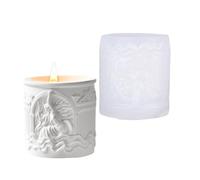 Hattba Molde de silicona para fabricación de velas y resina, arte Venus, almacenamiento de nacimiento, manualidades, diseños nórdicos, decoración del hogar