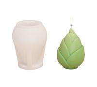Hattba Moldes de silicona para velas con forma de panda creativos, herramientas de decoración de pasteles, moldes de silicona para hacer a mano