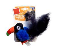 Hattba Pájaro bailando con sensores de movimiento, sensibilización, cantando, pájaros que cantan, juguete para estimular instintos, juguete seguro para mascotas