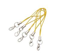 Hattba Paquete de 100 cordones de poliéster para teléfono, mosquetón, adecuado para reproductores de MP4, proyectos, accesorios móviles, talla única, como se describe, como se describe