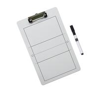 Hattba Pizarra blanca borrable de PVC borrable para entrenamiento deportivo, competición