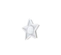 Hattba Práctico accesorio de silicona resistente para el hogar para soportes de estrella de luna fácil de liberar, decoración diaria, herramienta de pasatiempos artísticos