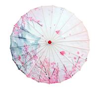 Hattba Sombrillas orientales elegantes con marco de bambú, paraguas de papel aceitado para bodas y cosplay, Y, Taille unique