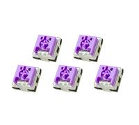 Hattba Swithes ópticos retroiluminados de eje bajo para DeathStalker eSports con iluminación para jugadores profesionales y mecanógrafos