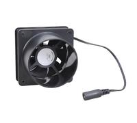 Hattba Ventilador de escape silencioso de 8 cm, extractor de conductos de aire, ventilador de ventilación, ventilador de escape para el hogar, gallineros, cocina, baño