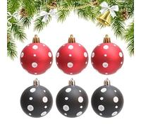 hatterproof Tree Decorations, Christmas Tree Ball Decorations, Outdoor Christmas Ball Hangings, 6cm Christmas Ornament Set, Indoor Christmas Ball Ornaments, Holiday Tree Ball Decorations