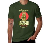 Hattori, Hanzo, Sword and Sushi, camiseta para hombre, Estilo verde militar, L