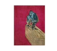 Hau3sh3a Francis Bacon Poster Estudiar para un chimpancé ImpresióN en Lienzo Cuadro Pinturas Famosas ReproduccióN de Lienzo Cuadros Decoracion Salon Abstractos80x60cm(31x24in) Sin marco