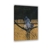 Hau3sh3a Francis Bacon Poster Estudio de un babuino ImpresióN en Lienzo Cuadro Pinturas Famosas ReproduccióN de Lienzo Cuadros Decoracion Salon Abstractos45x30cm(18x12in) Enmarcado