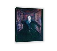 Hau3sh3a Francis Bacon Poster Estudio para el retrato No.6 ImpresióN en Lienzo Cuadro Pinturas Famosas ReproduccióN de Lienzo Cuadros Decoracion Salon Abstractos105x80cm(41x31in) Enmarcado