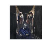 Hau3sh3a Francis Bacon Poster Figura con carne ImpresióN en Lienzo Cuadro Pinturas Famosas ReproduccióN de Lienzo Cuadros Decoracion Salon Abstractos70x70cm(28x28in) Sin marco