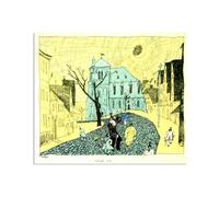 Hau3sh3a Lionel Feininger Cuadro en Lienzo domingo por la mañana Impresos en Lienzo Poster Arte Abstracto ReproduccióN Cuadros Famosos Decoracion Salon70x60cm(28x24in) Solo lienzo