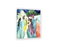 Hau3sh3a Lionel Feininger Cuadro en Lienzo Jesuitas II Impresos en Lienzo Poster Arte Abstracto ReproduccióN Cuadros Famosos Decoracion Salon40x30cm(16x12in) Marco interior