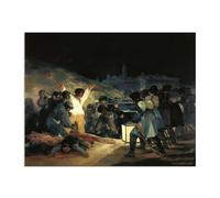 Hau3sh3a Reproducción de pinturas famosas de Francisco Goya en lienzo El 3 de mayo de 1808 Pinturas en lienzo cuadros decoracion Dormitorio oficina baño 90x70cm(36x28in) poster