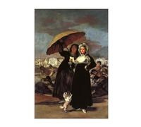 Hau3sh3a Reproducción de pinturas famosas de Francisco Goya en lienzo Mujer joven con una carta Pinturas en lienzo cuadros decoracion Dormitorio oficina baño 75x50cm(30x20in) poster
