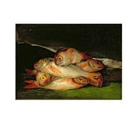 Hau3sh3a Reproducción de pinturas famosas de Francisco Goya en lienzo Naturaleza muerta con marco de teca Dorada Pinturas en lienzo cuadros decoracion Dormitorio oficina baño 55x40cm(22x16in) poster