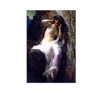 Hau3sh3a Reproducción en Lienzo de Alexandre Cabanel poster L'eco della ninfa cuadros famosos para salon dormitorio Decoración de paredes de oficina110x80cm(43x31in) Sin marco