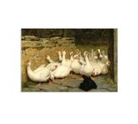 Hau3sh3a Un momento de ansiedad por Briton Riviere Impresión en Lienzo reproducción Cuadro sobre Lienzo Briton Riviere Pintura Famoso Decoración para Infantil o Baño 45x30cm(18x12in) poster