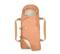 Hauck 3 en 1 Carry N Play, Capazo Bebe - Saco Silla Paseo Universal - Nido de Bebe, Desde el Nacimiento, Fijación Fácil y Segura, Suave, Lavable, Algodón/Melocotón