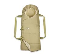 hauck 3 en 1 Carry N Play, Capazo Bebe - Saco Silla Paseo Universal - Nido de Bebe, Desde el Nacimiento, Fijación Fácil y Segura, Suave, Lavable, Forro Polar/Verde