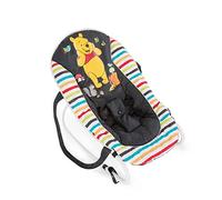 Hauck 620380 Rocky Pooh Geo - Hamaca para bebes de 0 meses hasta 9 kg, función mecedora, respaldo ajustable, vestidura desmontable y lavable a mano, sistema de arnés de 3 puntos, diseño de Disney