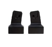 hauck Adaptador para Silla de Coche Bebe para Sillas de Paseo Vision X, Saturn R, Apollo, Compatible con Portabebés Drive N Care, Maxi Cosi y Otros, 1 Par, Negro
