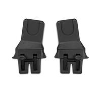 hauck Adaptador para Silla de Paseo Gemelar Duett 2 y Duett 4 para fijar Portabebés (Cybex, Kiddy, Joie, Kinderkraft, Maxi-Cosi), Fácil de Fijar, 2 Uds. - Negro