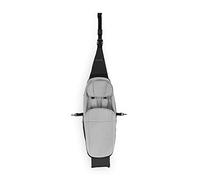 hauck Baby Lounger Hamaca Remolque de Bicicleta hauck Dryk Duo, con Saco Cubrepiernas, Cojín para la Cabeza, desde 1 a 10 Meses, Cinturón de 5 Puntos, Enganche Fácil, Gris
