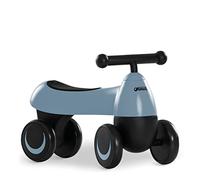hauck Baby Scooter 1st Ride Four, Moto Correpasillos, Desde 18 Meses hasta 25 kg, Bicicleta 4 Ruedas EVA, Ergonómico, Antivuelco, Manillar y Ruedas Antideslizantes, Estable, Azul Mate