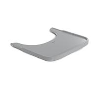 hauck Bandeja Trona Madera de Haya Certificada FSC® para Alpha Plus y Beta Plus - Accesorio Trona Evolutiva Comer con Borde Elevado - Tablero Superficie lisa - para Niños de 6-36 Meses - Gris