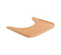 hauck Bandeja Trona Madera de Haya Certificada FSC® para Alpha Plus y Beta Plus - Accesorio Trona Evolutiva Comer con Borde Elevado - Tablero Superficie lisa - para Niños de 6-36 Meses - Natur