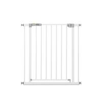 hauck Barrera Seguridad Niños Escalera Stop N Safe 2 - Vallas Infantiles Sin Agujeros - Mecanismo Doble Cierre - Barrera para Perros - Baranda Bebes Seguridad - 75 a 80 cm Metal Blanco