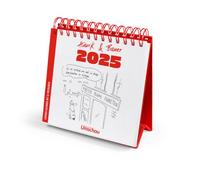 Hauck & Bauer - Calendario de postales 2025: dibujos animados para colocar y enviar