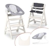 hauck Beta Plus Trona Bebé Newborn Set con Bouncer 2in1 - Blanco