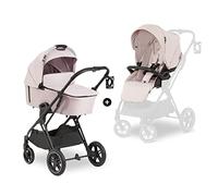 hauck Carrito Bebe 2 en 1 Vision X Set, Capazo, desde el Nacimiento, Silla de Paseo 25 kg, Asiento Reversible, Reclinable, Cubrepiernas, Ruedas de Goma, Plegable, Compacto