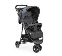 hauck Citi Neo II Carro 3 Ruedas Ultraligero - Silla de Paseo Ligera hasta 22 Kilos - Carrito Bebe desde Nacimiento Reclinable - Se Pliega con Una Mano - Cesta XL hasta 3 kg - Negro